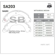 ������� ���������� Nissan Tiida 07- SA203 Sangsin Brake SA203 SA203 ����