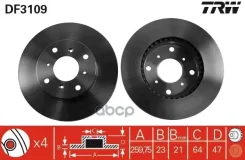 ���� ��������� � � (2�� ���� �� 1��) TRW ���. DF3109 DF3109 ����