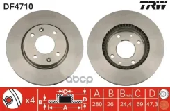 ��������� ���� TRW ���. DF4710 DF4710 ����