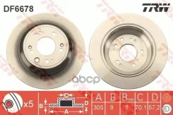 ���� ��������� ������ Honda Accord VIII (305��) DF6678 TRW DF6678 ����