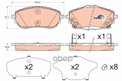������� ����. ���. Toyota Corolla/Auris 13 GDB3598 GDB3598 ����