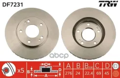 ���� ��������� DF7231 DF7231/RN1252/MB928319/0979392�4/ TRW ���. DF7231 DF7231 ����