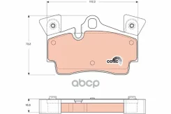 ������� ��������� AUDI Q7 06-/Porsche Cayenne 02- ������ TRW ���. GDB1652 GDB1652 ����