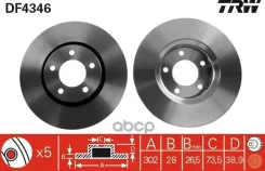 ���� ��������� ����� TRW ���. DF4346 DF4346 ����
