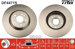 ���� ����. ���. Mercedes M-Class W164, R-Class W251, V251 05= TRW ���. DF4471S DF4471S ����