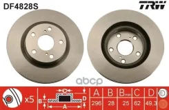 ���� ����. Toyota RAV 4 12-18 TRW ���. DF4828S DF4828S ����