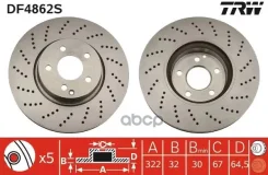 ���� ��������� ����� TRW ���. DF4862S DF4862S ����
