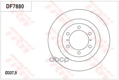 ���� ����. ���. Toyota LAND Cruiser Prado 150 09= 338x32 TRW ���. DF7880S DF7880S ����