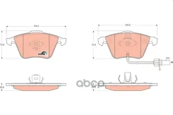������� AUDI A4, A6, A8 WVA23763 TRW ���. GDB1659 GDB1659 ����