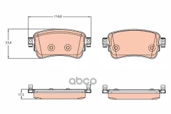 ������� ���. Peugeot Expert 16= TRW ���. GDB2166 GDB2166 ����