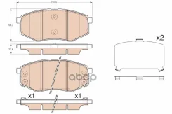 ������� ���. KIA SOUL 14=/ Hyundai i20 10=, Sonata 09= TRW ���. GDB3553 GDB3553 ����