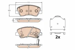 ������� ���. KIA RIO IV 17= TRW ���. GDB3630 GDB3630 ����