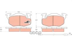 ������� ��������� �������� TRW GDB327 7711130034 Renault R19/Clio I/Peugeot 309/405 TRW GDB327 ����