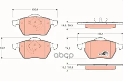 ������� AUDI A4 (8D2, B5) 1.8 [2000/05-2000/09], TRW ���. GDB1200 8D0698151A GDB1200 ����