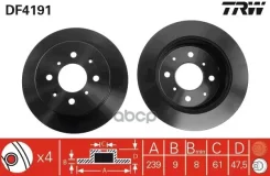���� ��������� ���� Honda: Civic V 95-01, Civic V Fastback 97-01, Civic V Hatchback 95-01, Civic V ���� 99-00, JAZZ 02- 42510-SR3-A10 TRW ���. DF4191...