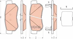 ������� ��������� ������ TRW GDB3432 Hyundai Getz /Santa FE 01- TRW ���. GDB3432 GDB3432 ����
