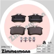 ������� ���. AUDI A1, A3, A4, A6, A8, TT 94-18 Zimmermann ���. 20961.172.1 209611721 ����