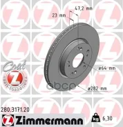 ���� ����. ���. Honda Civic, FR-V 05 ����� �� ����� 2 ������ Zimmermann ���. 280.3171.20, ������ �������� 280317120 ����