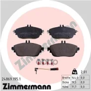 ������� Mercedes-BENZ A-Class, B-Class, CLA 11- Zimmermann ���. 24869.195.1 248691951 ����