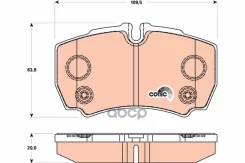 ������� ������ FORD Transit 2006- 2.3-16V TRW GDB1901 GDB1901 ����
