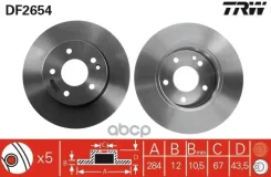 ���� ��������� �������� ��������������� MB W202 TRW DF2654 MB W202 ������ TRW ���. DF2654 DF2654 ����