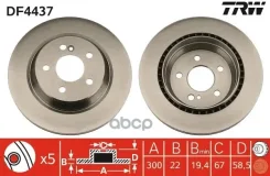 ��������� ���� TRW ���. DF4437 DF4437 ����