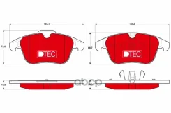 ������� ���. FORD Galaxy, Mondeo IV, S-MAX/ Volvo S60 II, S80 II 06= TRW ���. GDB1683DTE 1566232 GDB1683DTE ����