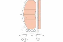 ������� �������� !29030 � ����������, ���. 5�� 249.5x118.3x28.2Omn RVI AE 420T, MAN, Setra TRW ���. GDB5065 GDB5065 GDB5065 ����