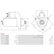 ������� Honda Accord 97-03 / Shuttle 95-00 (1,6 kW/ Z=9) AS S9329S S9329S ����
