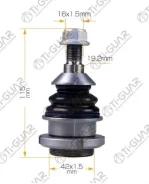 ������� ����� /�������� ������ /����� Ti-GUAR ��� Mercedes-Benz ML-Class 2004-2011 GL-Class 20062012; D=42�1,5; TGBJ0030; 1643300935 A1643300935 33406...