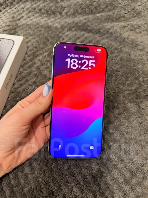 Apple iPhone 15 Pro Max. �/�, 256 ��, �����, 4G LTE, NFC ����