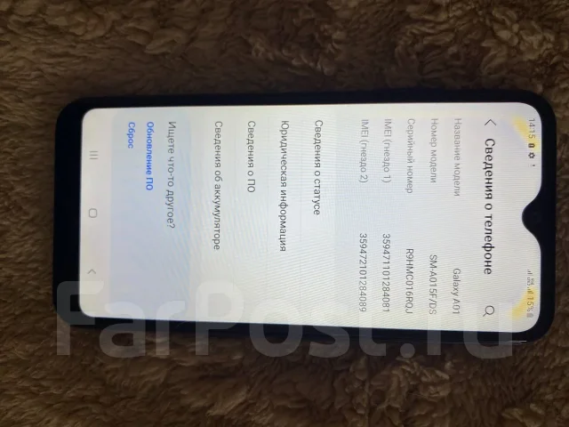 Samsung Galaxy A01. �/�, 16 ��, ����� ����