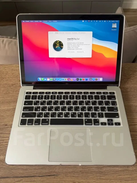 Apple MacBook Pro 13 2014 Mid. 13", 2,6����, ��� 8 ��, ���� 128���, WiFi: 1, Bluetooth: 1, ����������� �� 6��. ����