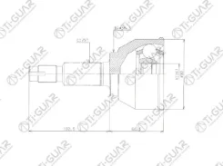 ���� �������� /TI-GUAR ��� Nissan JUKE MR16DDT 2010-2014 /26*56.3*29; TG-7493; 391001KB0A 391011KB0A NI093 Tiguar TG7493 TG7493 ����