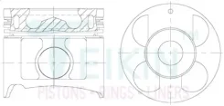 ������ �������� 4�� 0,50 YD25TDI 89/2/2/3 d=28 Teikin 44671AG050 44671AG050 ����