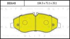 ������� ��������� �������� �������� Mercedes W447 14- Blitz BB0648 BB0648 ����