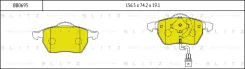 ������� ��������� �������� �������� OPEL Astra G/ Calibra A/ Vectra B/ Zafira 95-, Volvo C70/ S70/ V70 96-, SAAB 900/ 9-3/ 9-5 93- Blitz BB0695 BB0695...