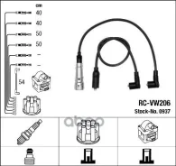 ������� ��������� (�-�) [RC-VW206] Seat Ibiza 1.4 93- NGK ���. 0937 0937 ����