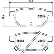 ������� �������� ������! Toyota Prius 1.8i Hybrid 09 Brembo P83133 P83133 P83133 ����