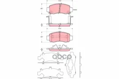 ������. ������. ������� Honda Insight 2000- TRW ���. GDB3376 �-� GDB3376 ����