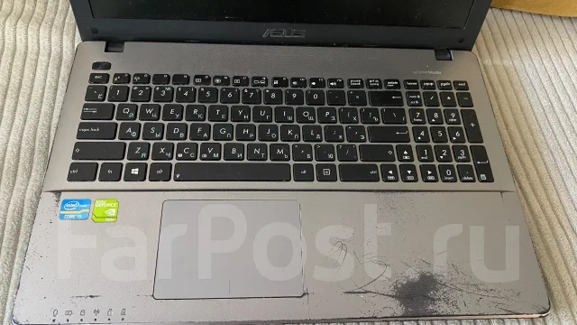 Asus X550V. 15.6", 2,6����, ��� 16 ��, ���� 240���, WiFi: 1, Bluetooth: 1 ����