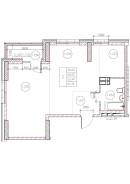 1-���������, ����� ������ 14/1. ����������, 45,9���.��. ����� � I ��. 2027 ����