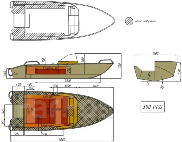 ������ Wyatboat 390 PRO. 2026 ���, ����� 4��., ��������� ��� ���������, 30��.�., ������. ��� ����� �� ������������ ����