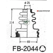 ������� ���� FB2044/25-412* MTP FB2044 ����
