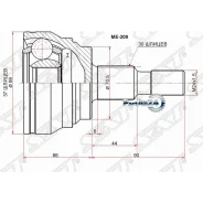 ���� (�������/ �����) Mercedes-Benz M-Class 05-11 / GL-Class 06-12 SAT ME-209, �������� ME209 ����