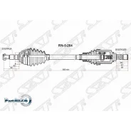 ������ � ����� Renault Logan 14-18 / Sandero 14-18 (�������/ �����) SAT RN-5-264, ����� �������� RN5264 ����