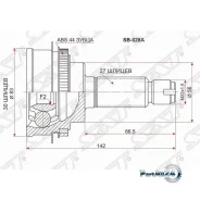 ���� (�������/ �����) Subaru Impreza 00-07 SAT SB-028A, �������� SB028A ����