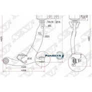 ����� �������� Nissan Murano 02-08 / Teana 03-08 (�����/ �������/ ������) SAT ST-54500-9W20C, ������ �������� ST545009W20C ����