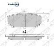 ������� ��������� (�������) Suzuki Jimny 90-19 SAT ST-55200-70AA0, �������� ST5520070AA0 ����