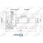 ���� (�������/ �����) Toyota Echo 99-05 / Funcargo 99-05 SAT TO-42A48, �������� TO42A48 ����
